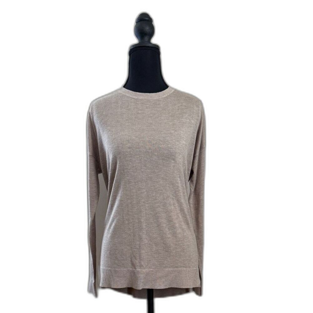 Women's Small Beige H&M Super Soft Crew Neck Sweater